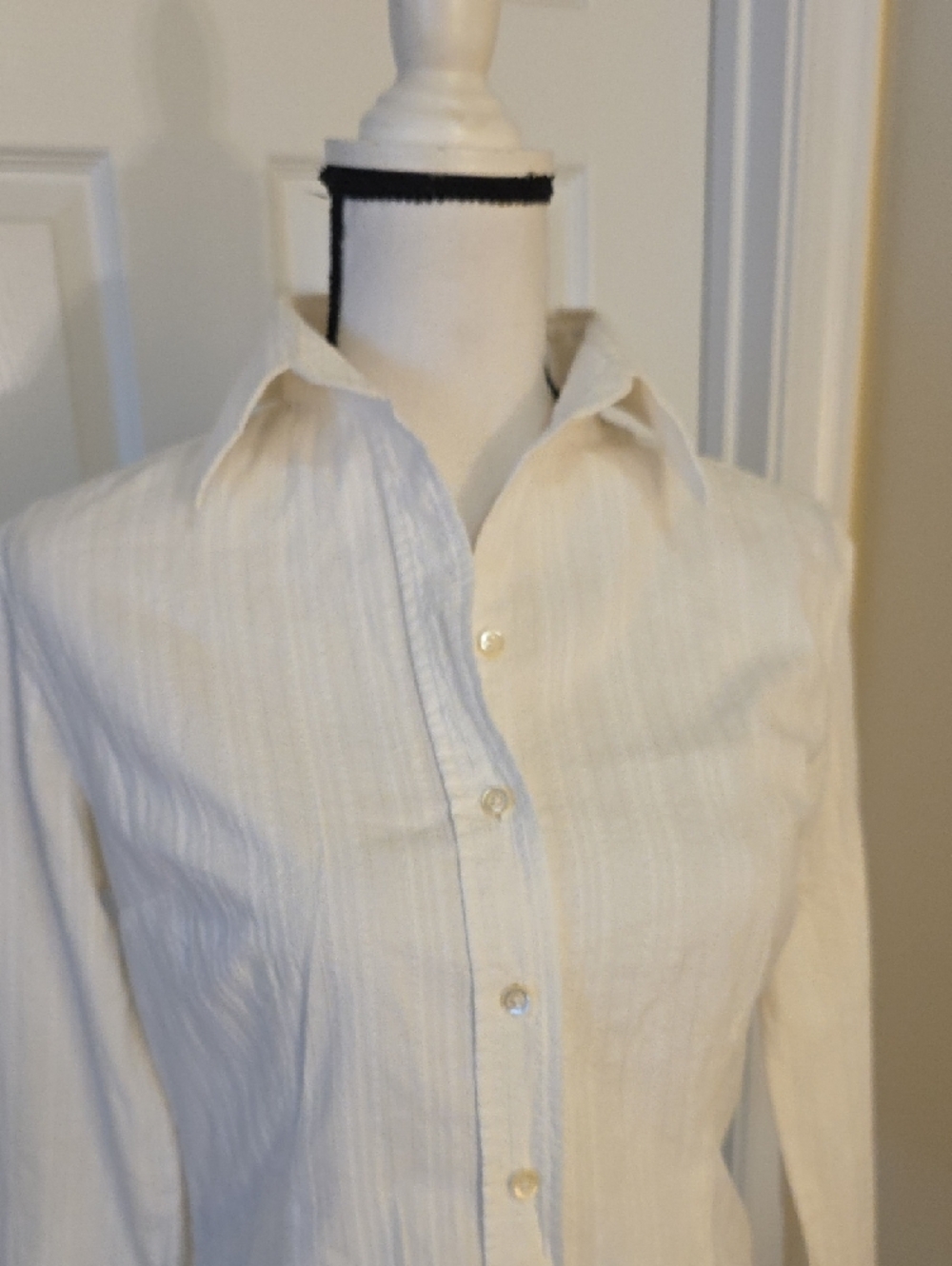 Massimo Dutti Classic White Cotton Shirt Button Down S - Picture 5 of 7